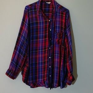 Plaid Blouse